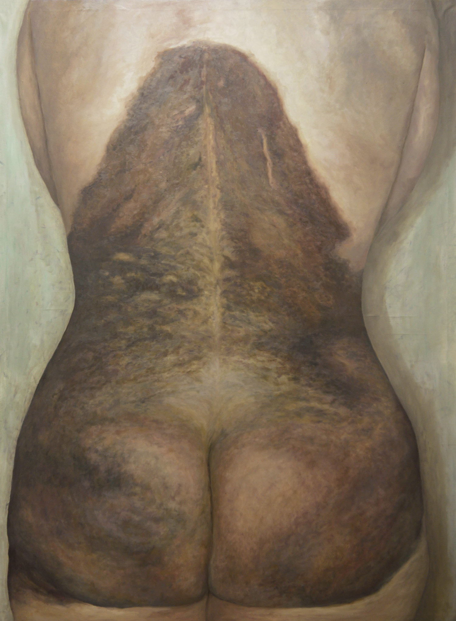 Laura Link . Neavus Flammerus Gigantus 2 . 2014 . Öl auf Leinwand . 170 x 120