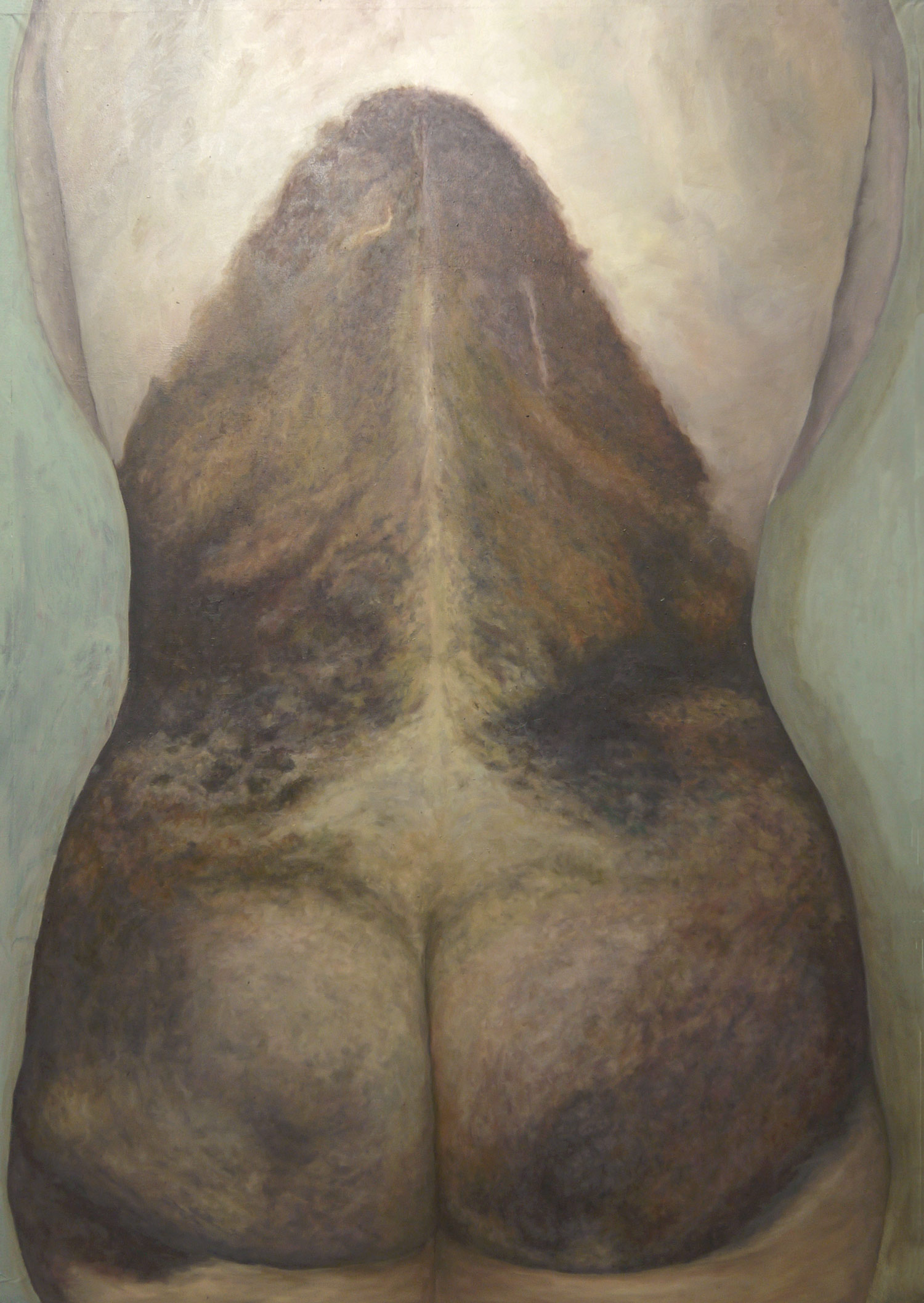 Laura Link . Neavus Flammerus Gigantus 3 . 2014 . Öl auf Leinwand . 170 x 120